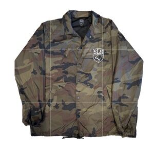 Street League Skateboarding Men's Camouflage Windbreaker Jacket Size Medium